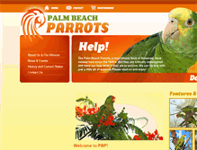 Tablet Screenshot of palmbeachparrots.org
